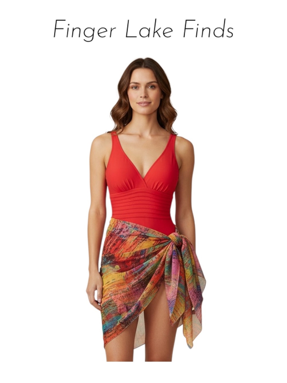 Swimsuit & Sarong, XL